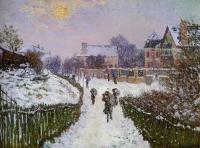 Monet, Claude Oscar - Boulevard St Denis, Argenteuil, Snow Effect
